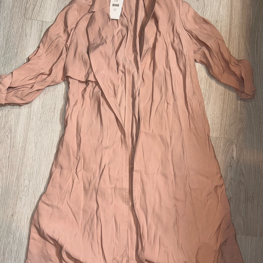 J. Jill Chablis Open Front Trench Coat M/P
